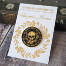 LiteraryEmporium - Ophelia Enamel Pin Badge - Shakespeare's Heroines Collection