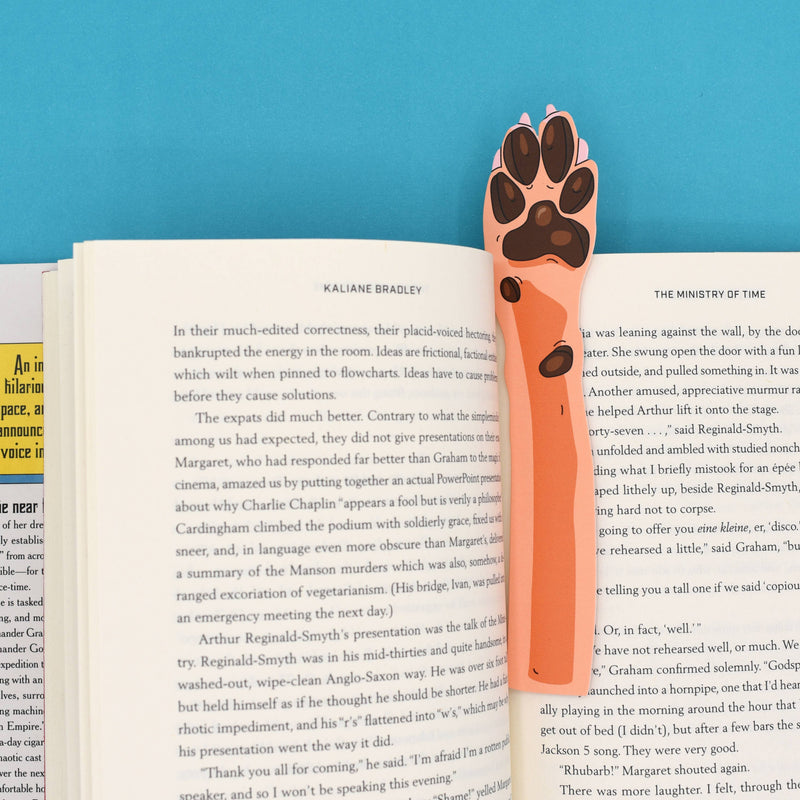 Humdrum Paper - Dog Paw Bookmark (it's die cut!)