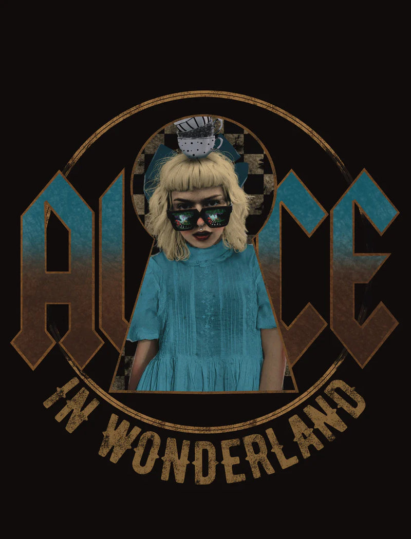 ALICE IN WONDERLAND PARODY BAND TEE