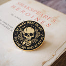 LiteraryEmporium - Ophelia Enamel Pin Badge - Shakespeare's Heroines Collection