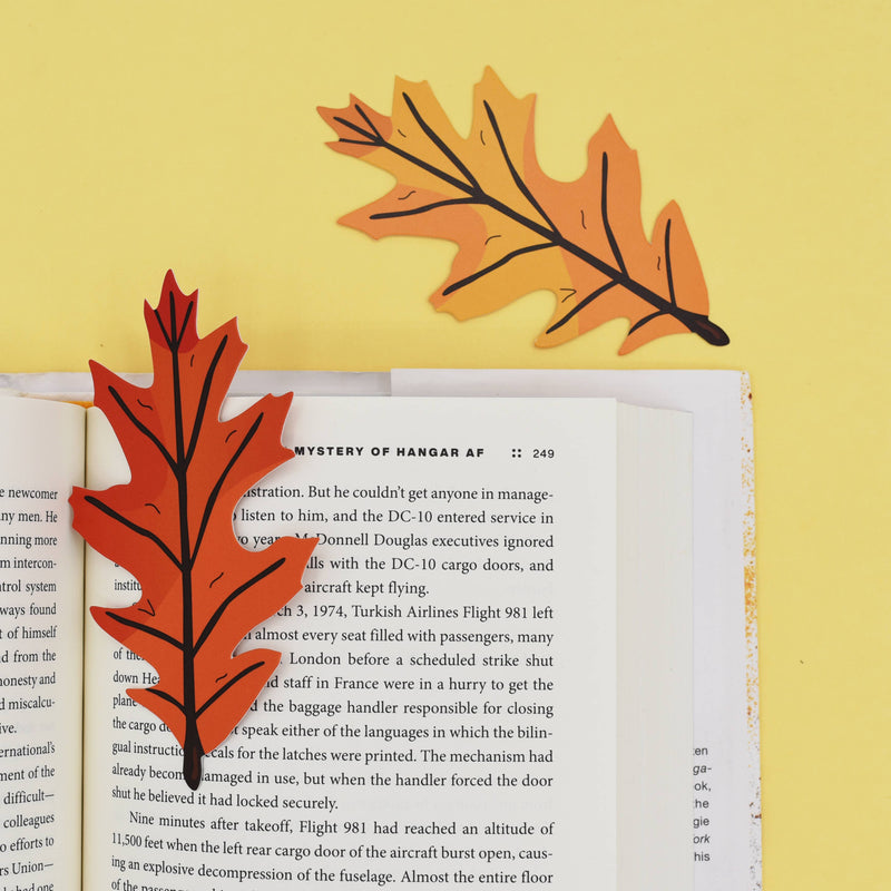 Humdrum Paper - Foliage Leaf Bookmark (it's die cut!)