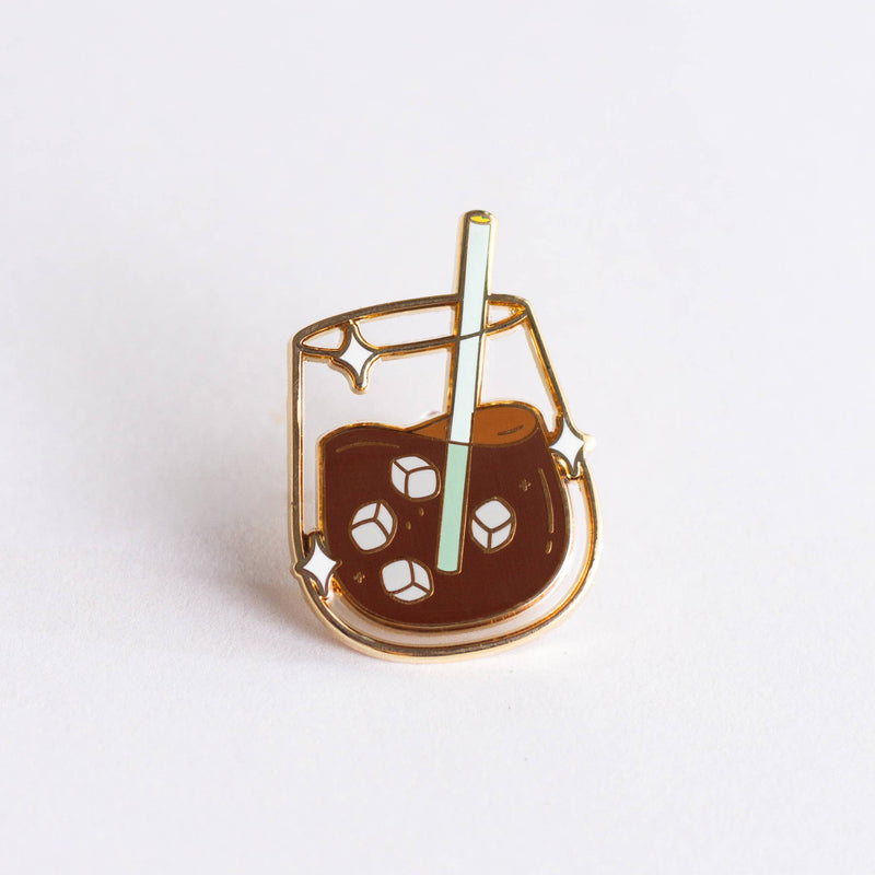 Occasionalish - Iced Coffee Enamel Pin