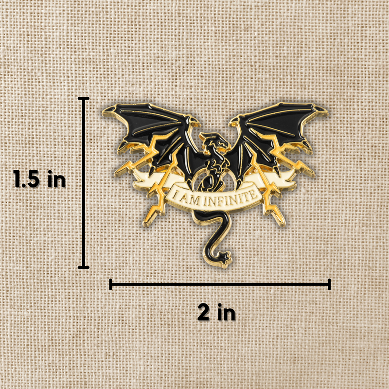 Wildly Enough - I Am Infinite Enamel Pin | Fourth Wing