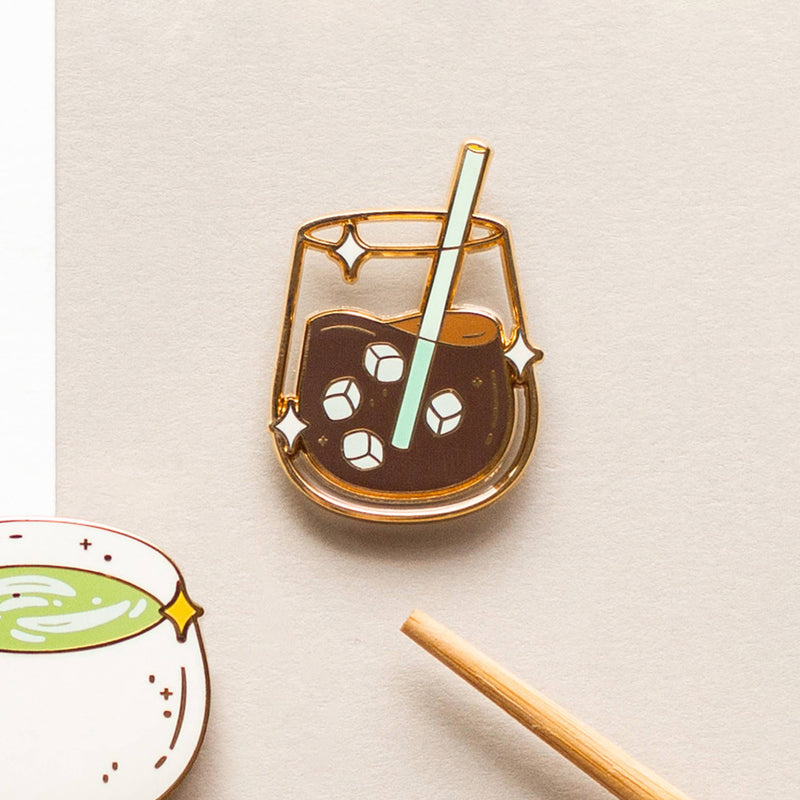 Occasionalish - Iced Coffee Enamel Pin