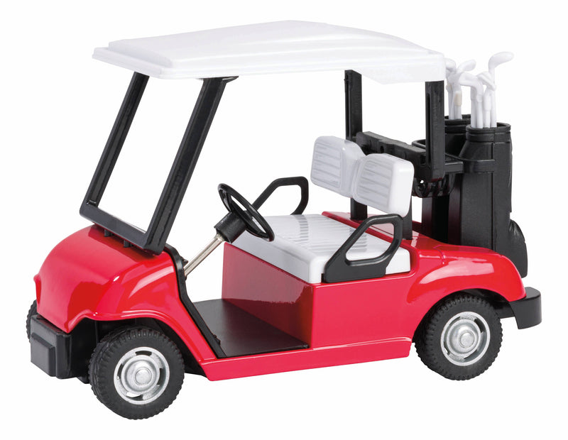 Toysmith - Toysmith Pull-Back Golf Cart-Toy Car, Die Cast