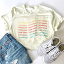 Inkwell Threads - I Love Books Tee: Citron