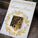 LiteraryEmporium - Lady Macbeth Snake Enamel Pin Badge - Shakespeare Collection