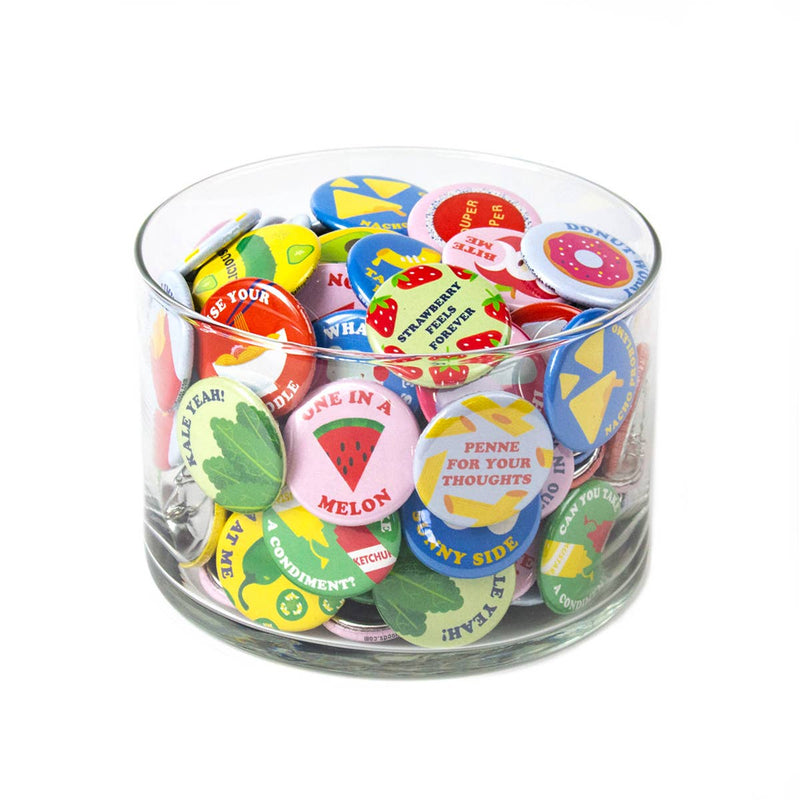 Seltzer Goods - Fun Food Button Assortment