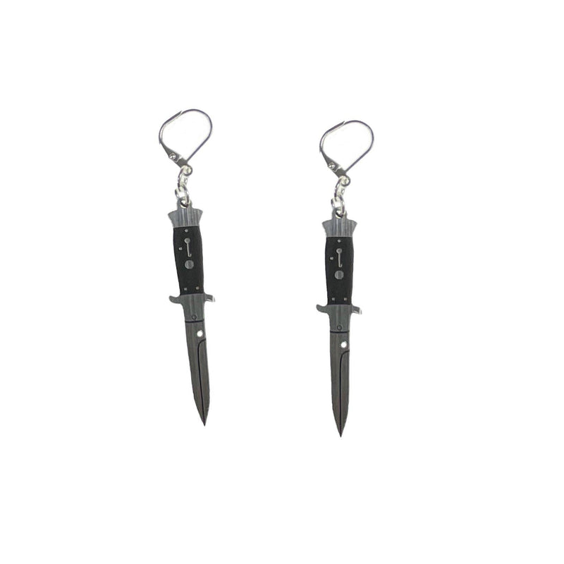 Vinca - Switchblade Hook Earrings