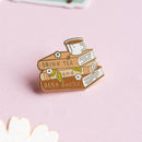 Occasionalish - Tea and Books Enamel Pin