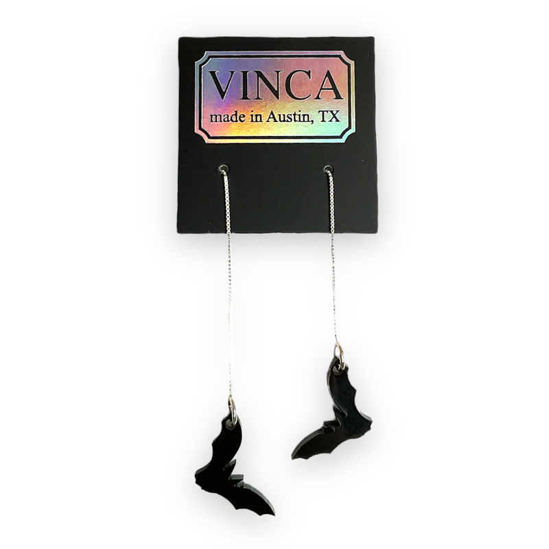 Vinca - Bats All, Folks! Ear threaders